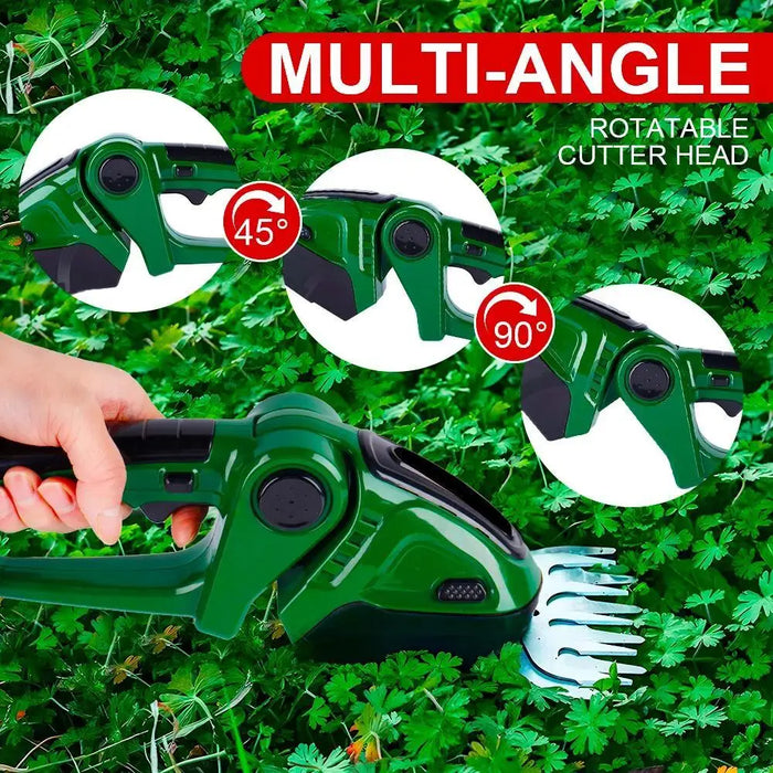 21V Cordless Hedge Trimmer – Rechargeable Garden Tool