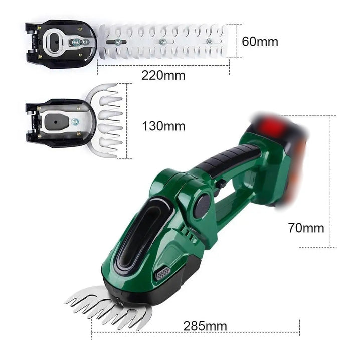 21V Cordless Hedge Trimmer – Rechargeable Garden Tool