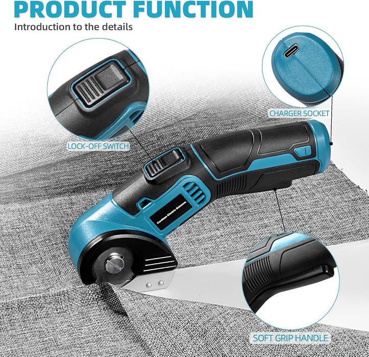 HardyTools 4V Cordless Electric Scissors – Heavy Duty Cutter